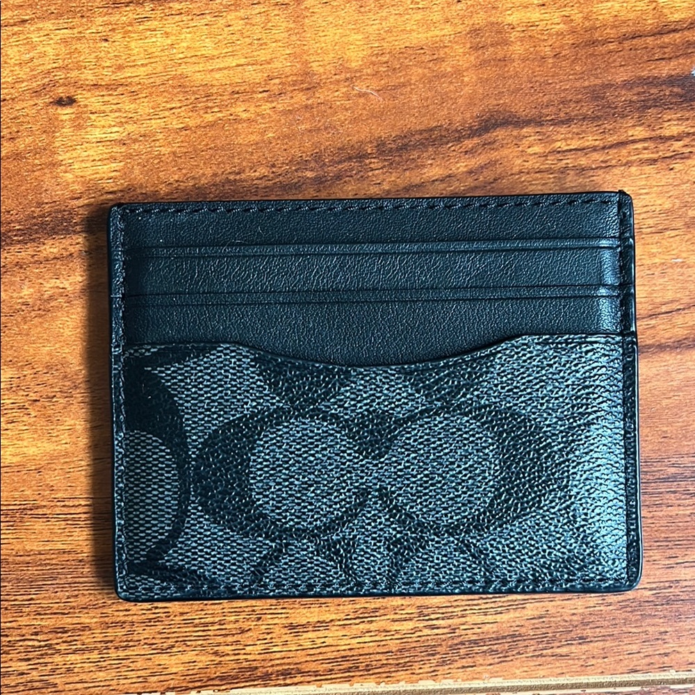 Coach card holder wallet